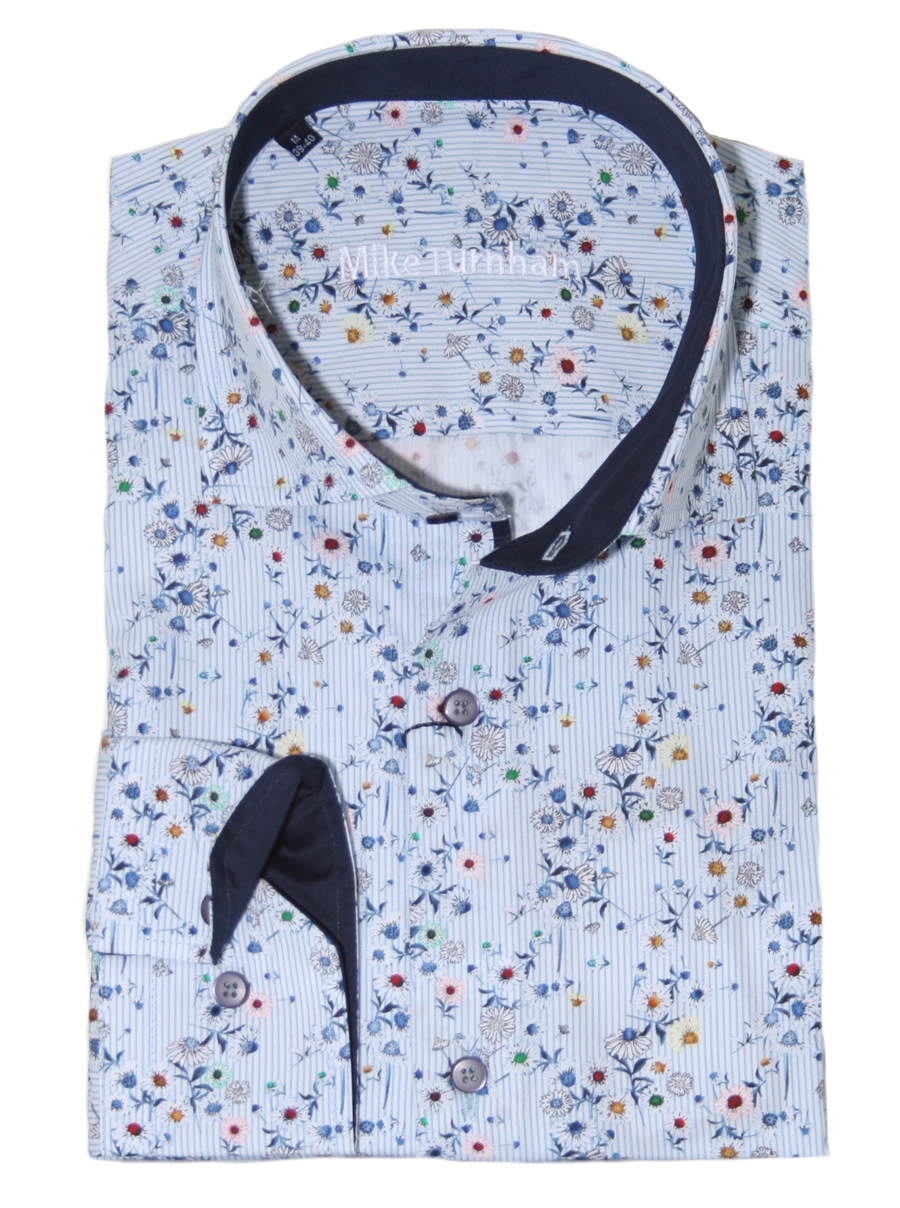 Mike Tunrham Gebloemd shirt - 5025-1456