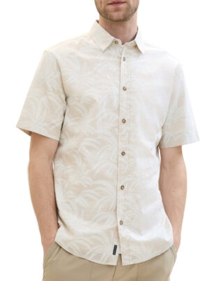 Tom Tailor Zandkleurig Gebloemd Shirt - 1041363