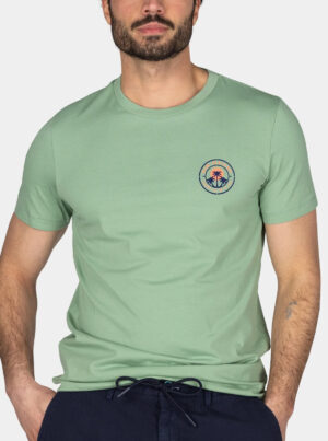 NZA New Zealand Auckland T-shirt met Borstprintje - 25CN720A2