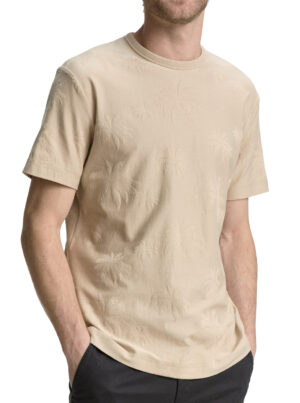 Tom Tailor Stretch Shirt met Bladmotief - 1046767