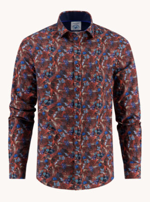 A Fish Named Fred Watercolor Highland Shirt - 32.019