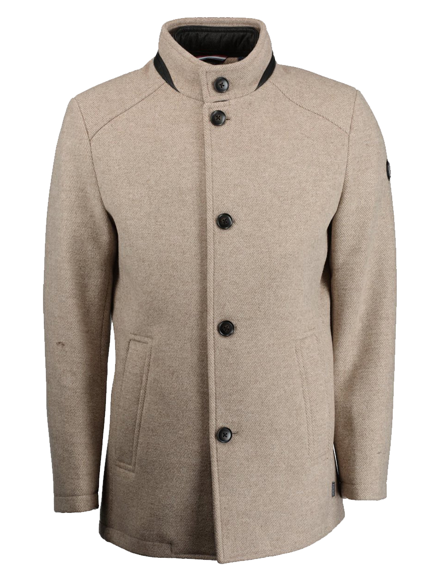 Donders 1860 Beige Wollen Coat - 21807.3-1570.1 - Afbeelding 4