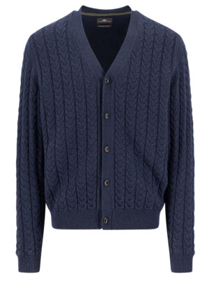 Fynch Hatton Blauw Knoopvest - 1511-602