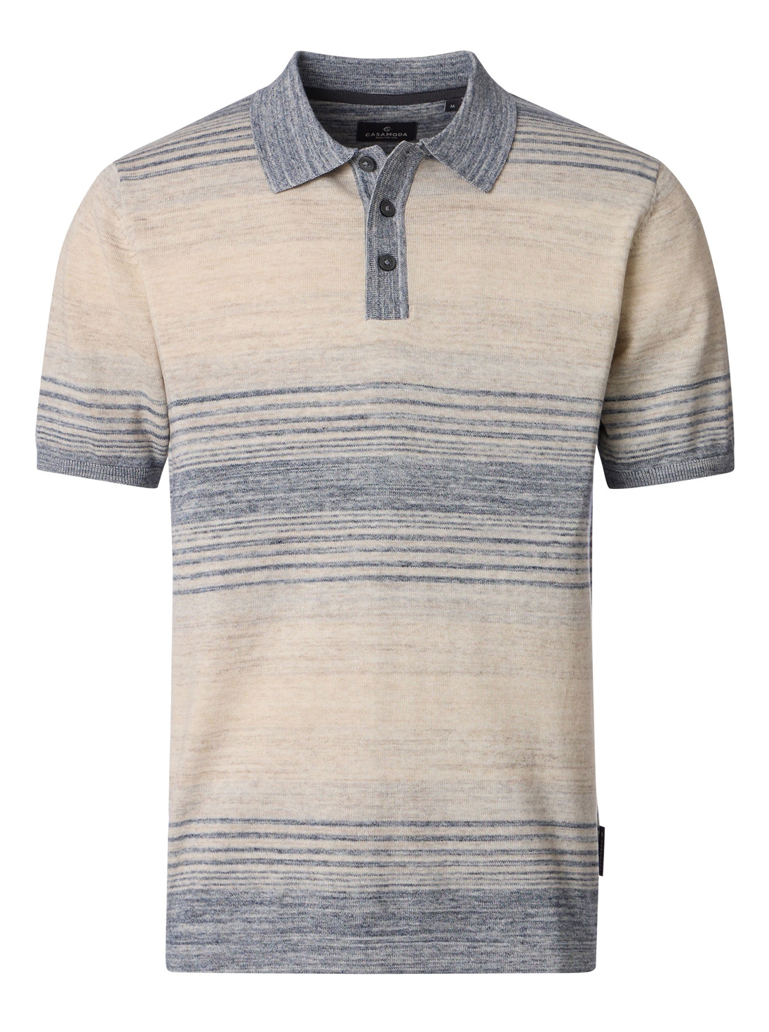 Casa Moda Beige Gebreid Poloshirt - 126320011