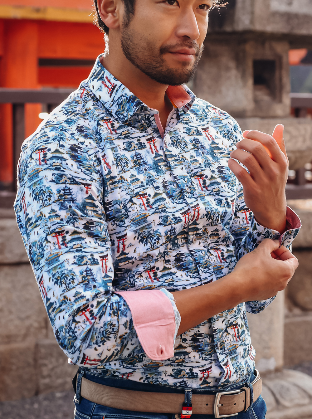 A Fish Named Fred Lange mouw Shirt - 34.002 Temple