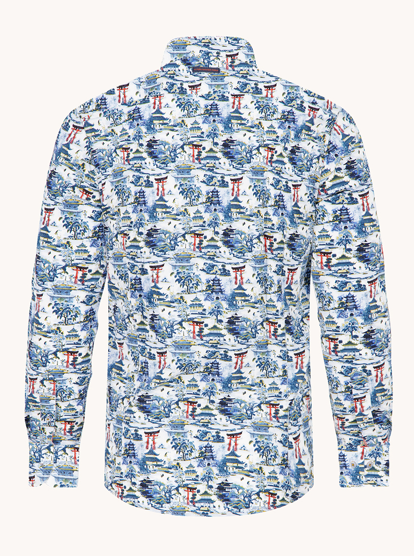 A Fish Named Fred Lange mouw Shirt - 34.002 Temple