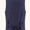 A Fish Named Fred Blauwe Waistcoat - 34.138 Herringbone - Thumbnail Image 3