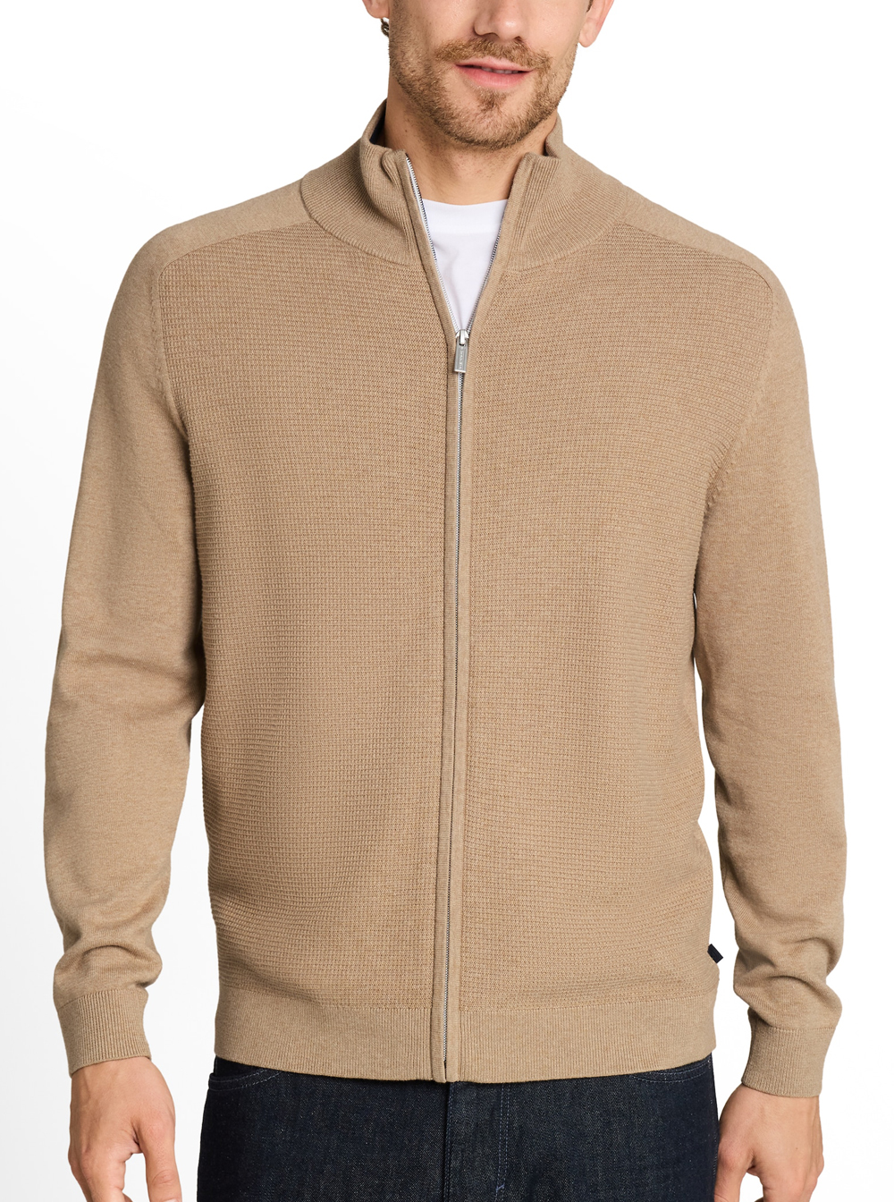 Tom Tailor Gebreid Heren Vest - 1052210 - Afbeelding 1