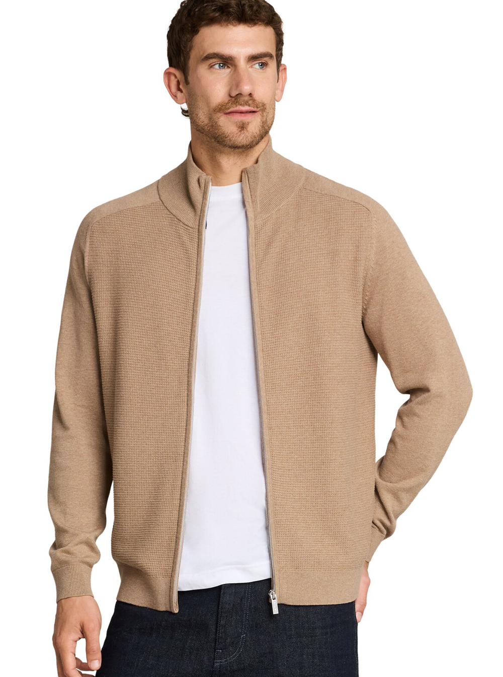 Tom Tailor Gebreid Heren Vest - 1052210 - Afbeelding 2