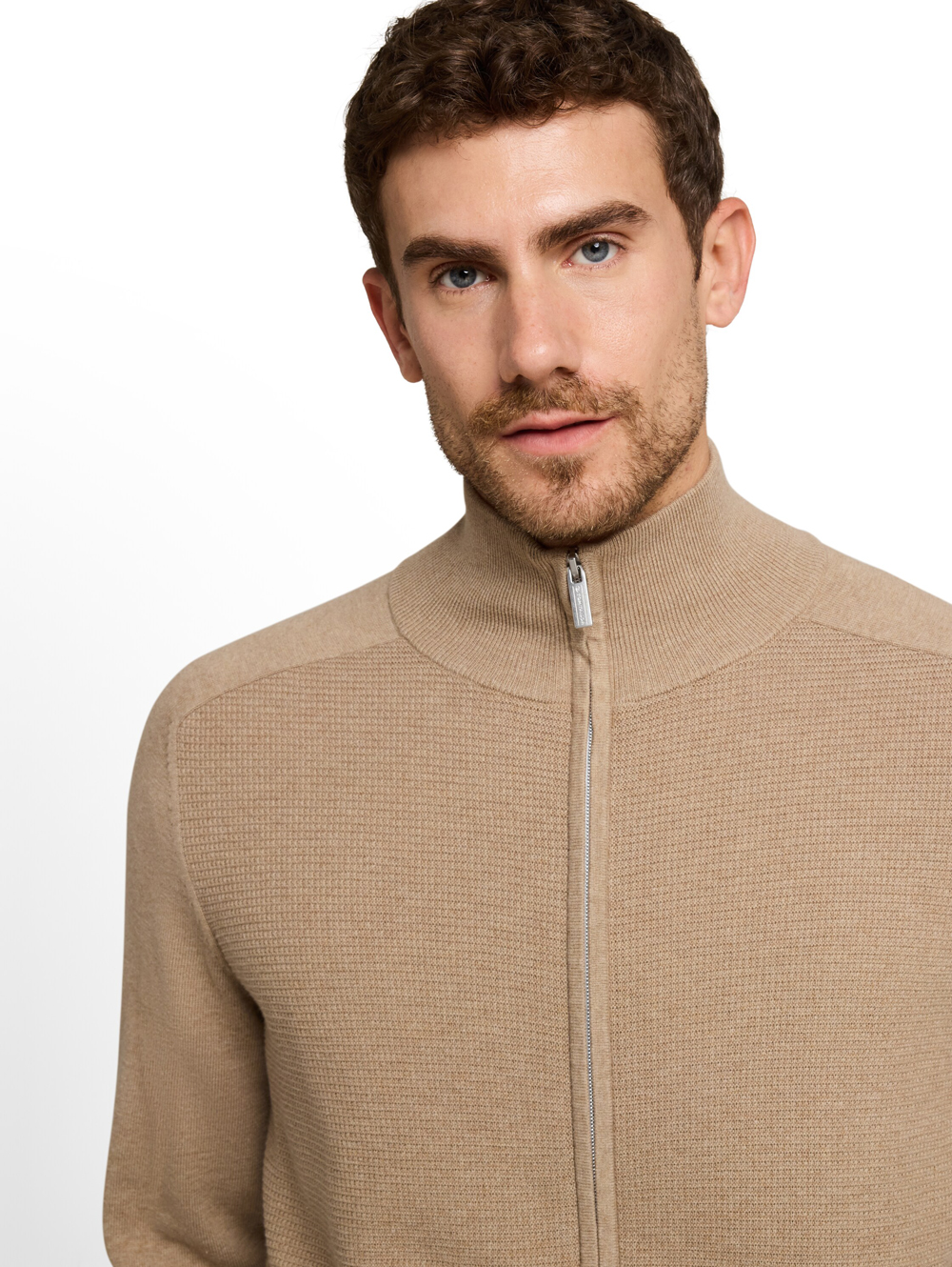 Tom Tailor Gebreid Heren Vest - 1052210 - Afbeelding 4