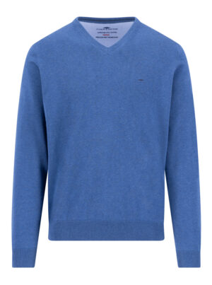 Fynch Hatton Effen V-hals Pullover - 1614-211