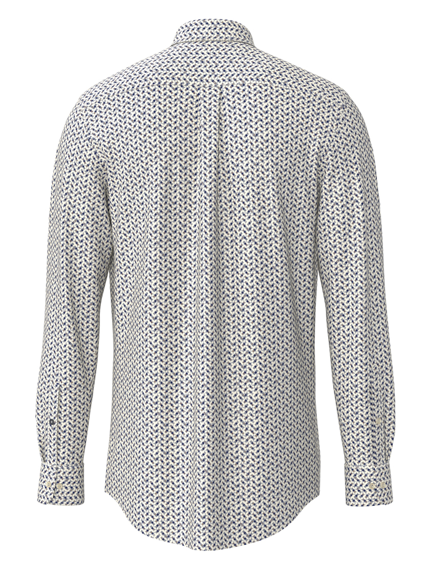 Fynch Hatton Heren Overhemd met Print - 1608-8660 - Afbeelding 3