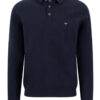 Fynch Hatton Blauwe gebreide Polo - SFPK242 - Thumbnail Image 1