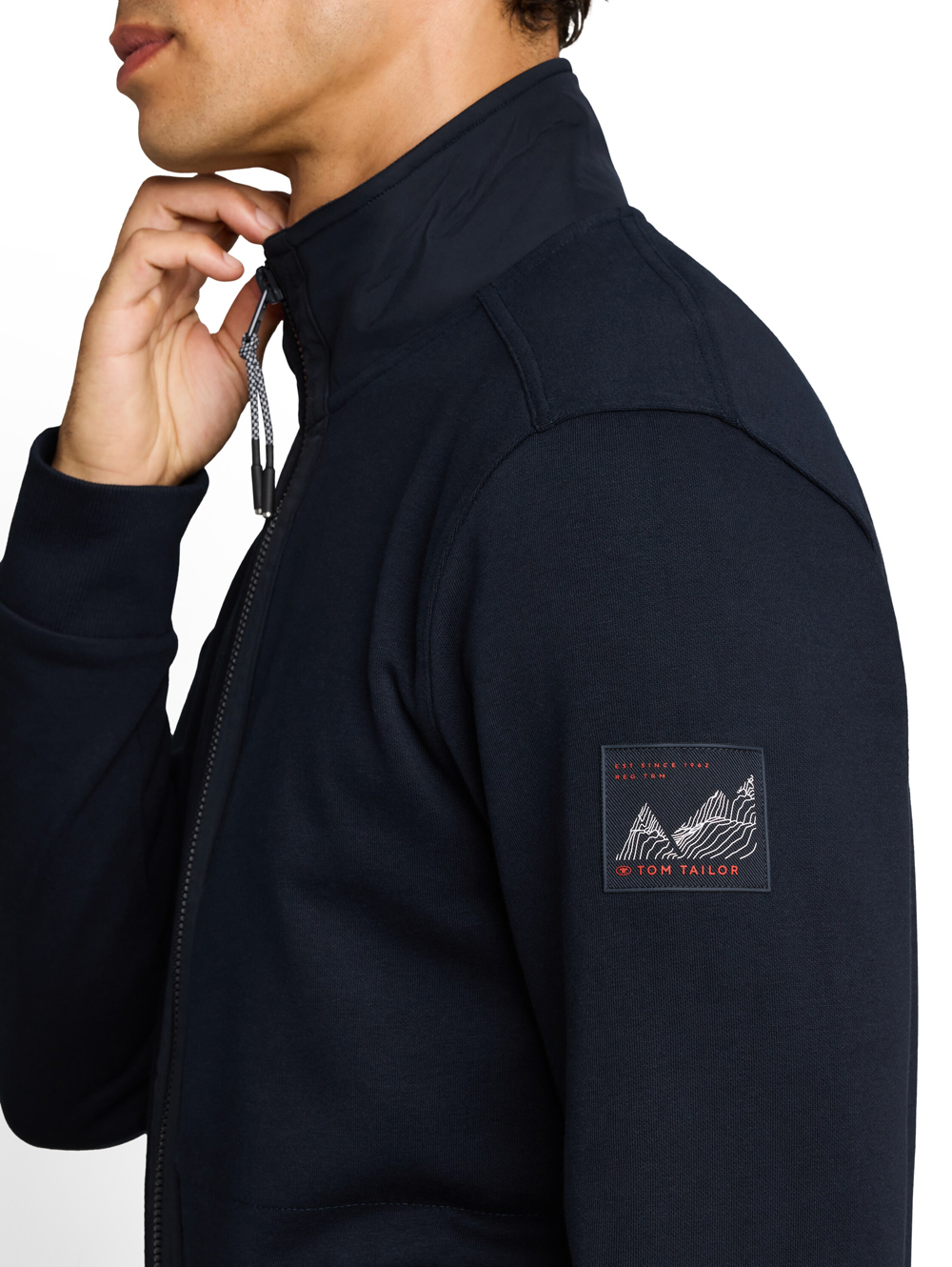 Tom Tailor Donkerblauw Sweatvest - 1052692 - Afbeelding 4
