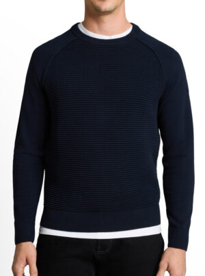 Tom Tailor Blauwe Ronde hals Trui - 1052235