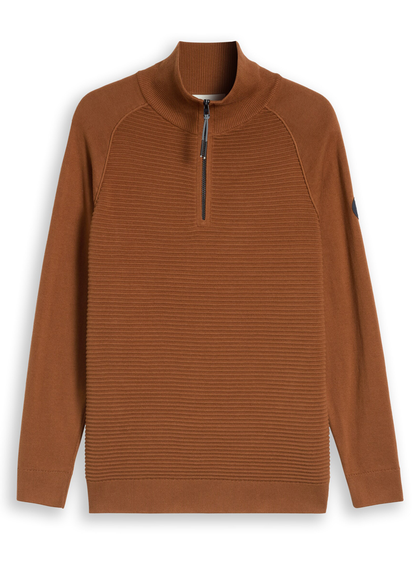 Tom Tailor Structured Heren Troyer - 1052236 - Afbeelding 1