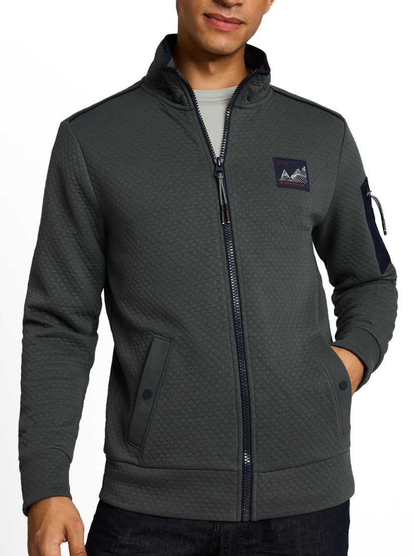 Tom Tailor Groen Heren Vest - 1052684 - Afbeelding 1