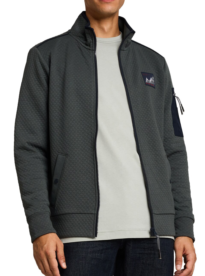 Tom Tailor Groen Heren Vest - 1052684 - Afbeelding 4