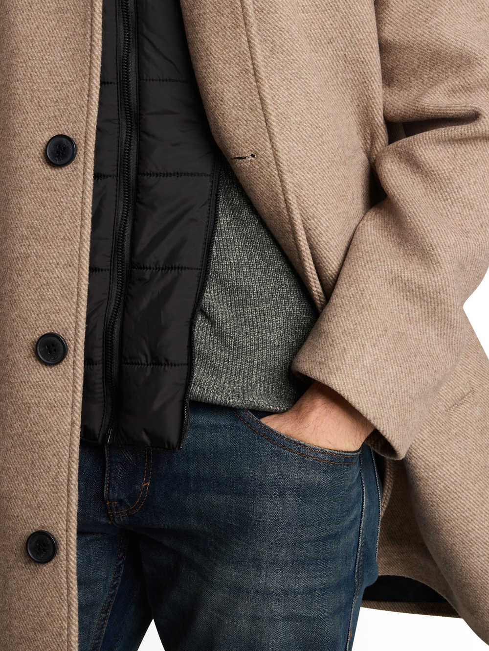 Tom Tailor Wollen Coat Heren - 1051665