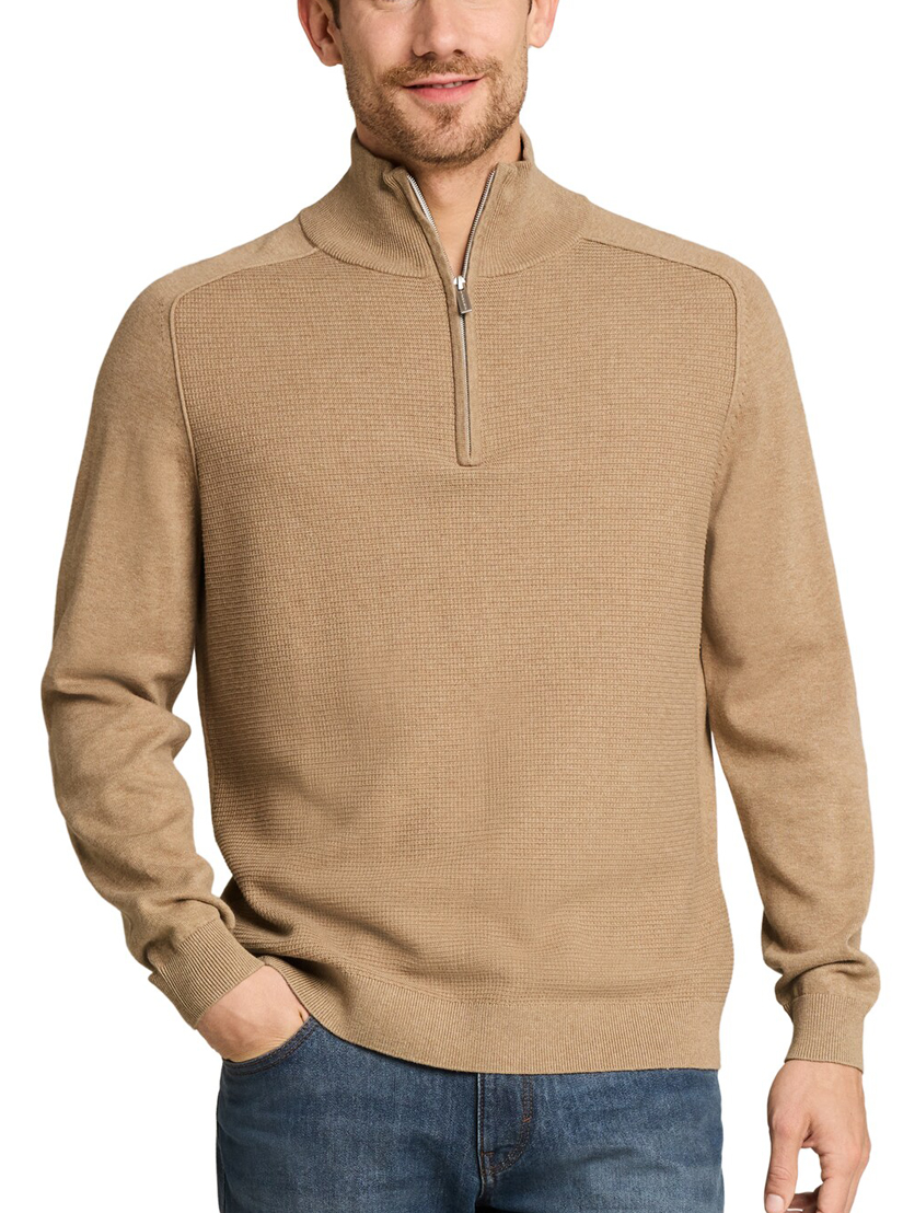 Tom Tailor Basic Heren Half-zip Trui- 1052209 - Afbeelding 1