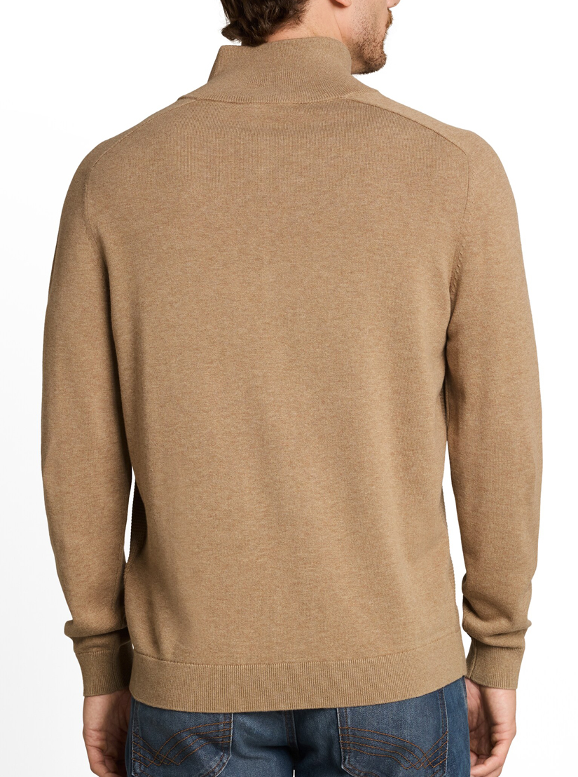 Tom Tailor Basic Heren Half-zip Trui- 1052209 - Afbeelding 2