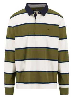 Fynch Hatton Gestreept Rugby Shirt - 1614-1363
