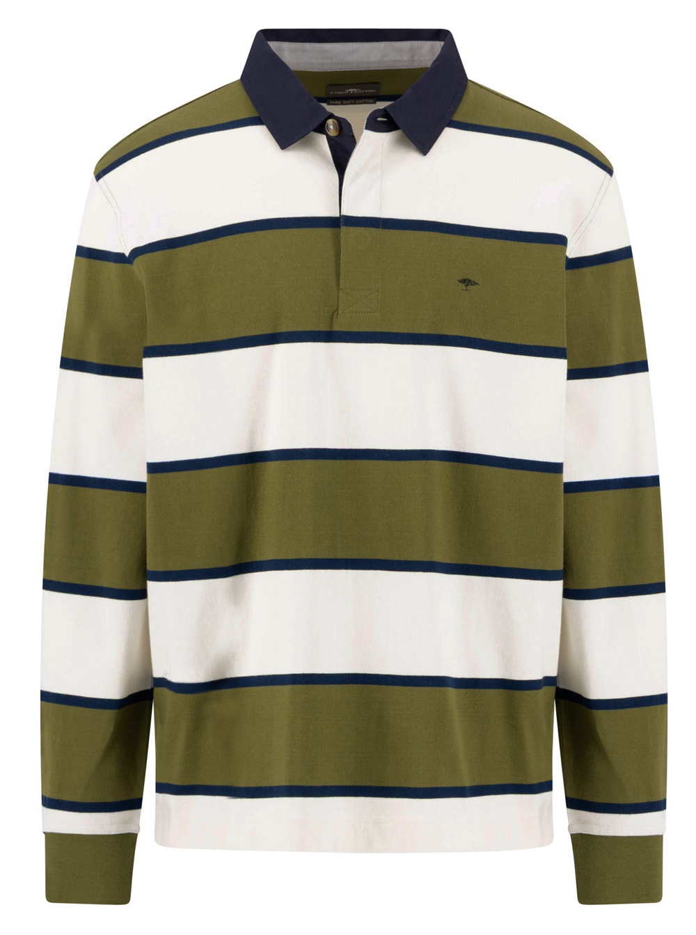 Fynch Hatton Gestreept Rugby Shirt - 1614-1363 - Afbeelding 1