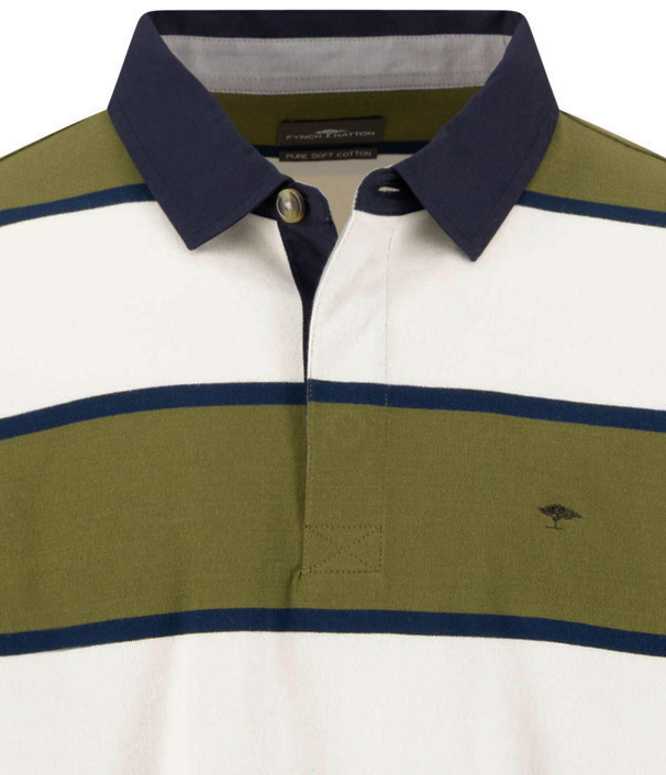 Fynch Hatton Gestreept Rugby Shirt - 1614-1363 - Afbeelding 2