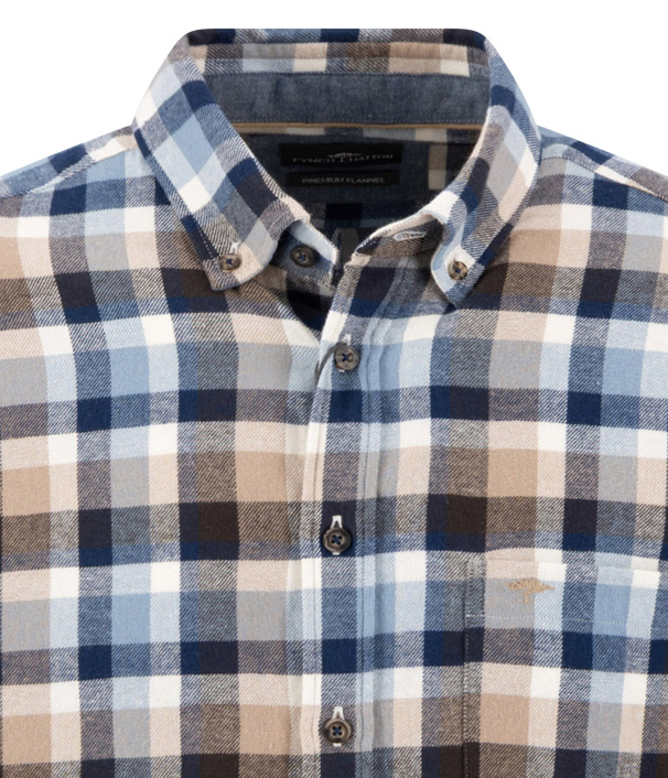 Fynch Hatton Casual Geruit Overhemd - 1610-6310 - Afbeelding 2