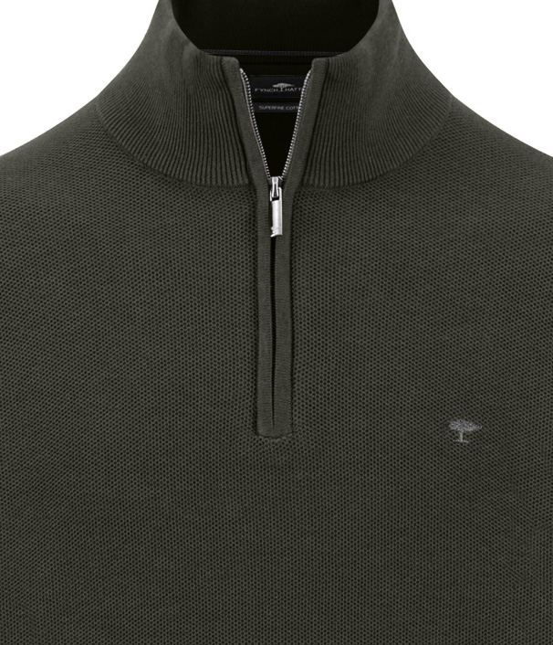 Fynch Hatton Basic Half-zip trui - 1614-222 - Afbeelding 2