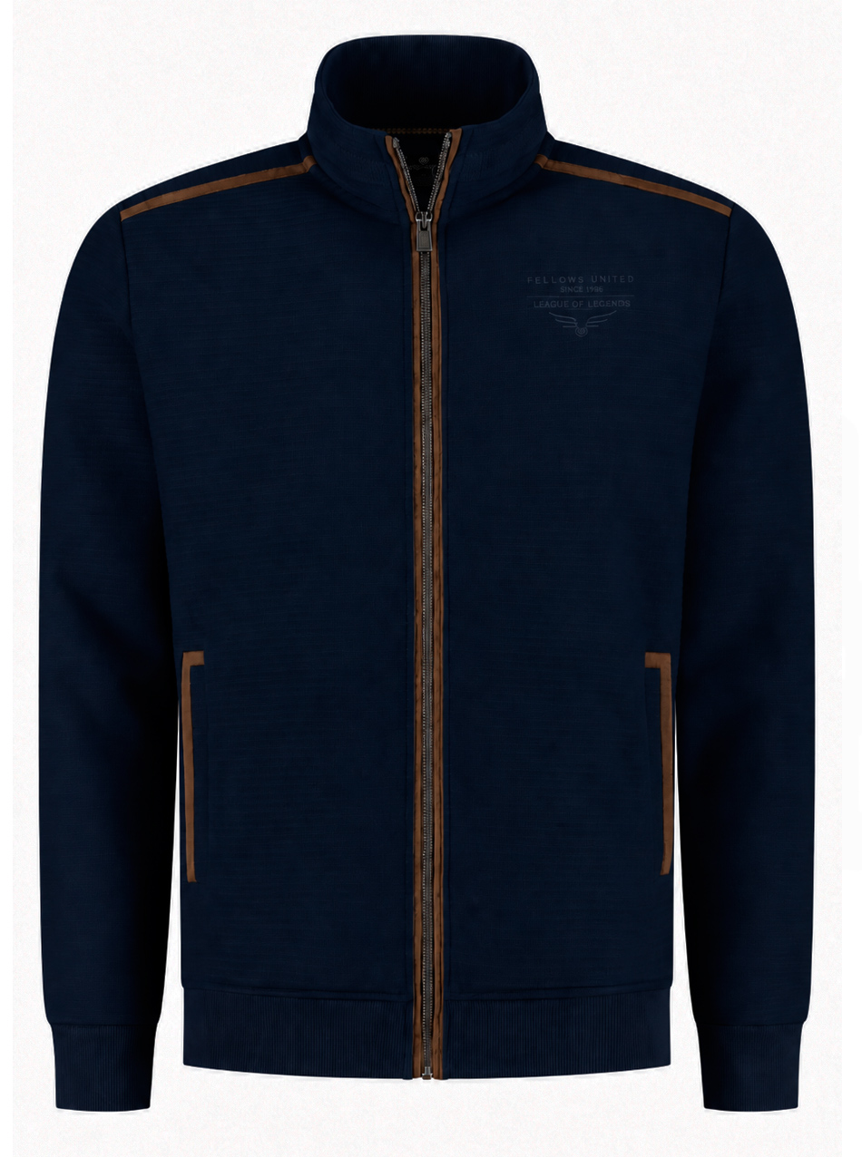 Fellows United Blauw Heren Vest - 62.2635