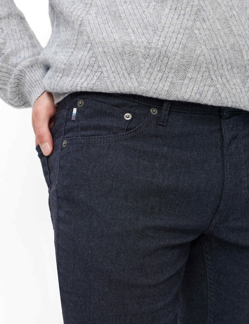 Brax Blauwe Heren Broek - 07-3223 Chuck - Afbeelding 3