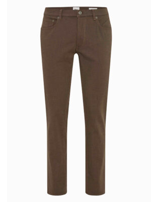 Brax Bruine Katoenen Heren Broek - 07-3103 Chuck