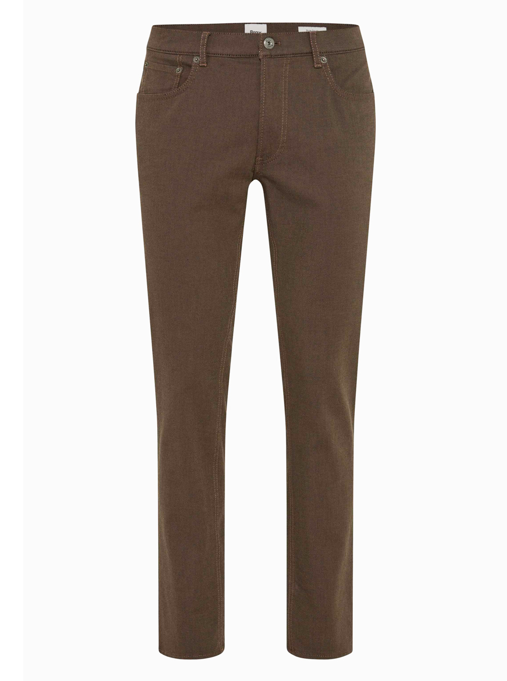 Brax Bruine Katoenen Heren Broek - 07-3103 Chuck