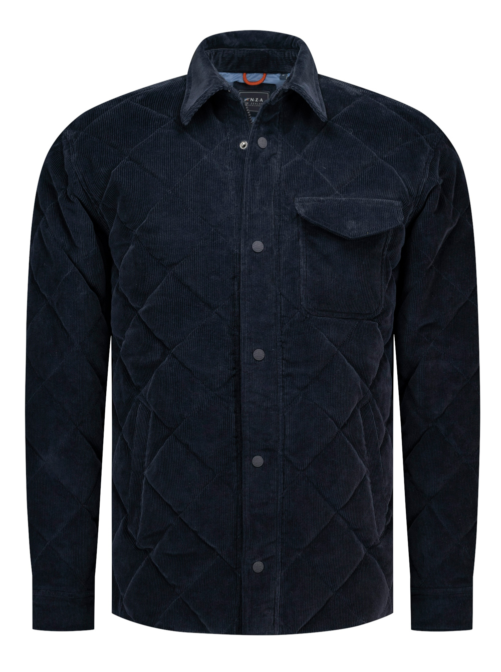 NZA Donkerblauwe Corduroy Winterjas - 26HN810