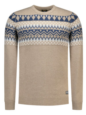 NZA Wollen Pullover met print - 26HN483