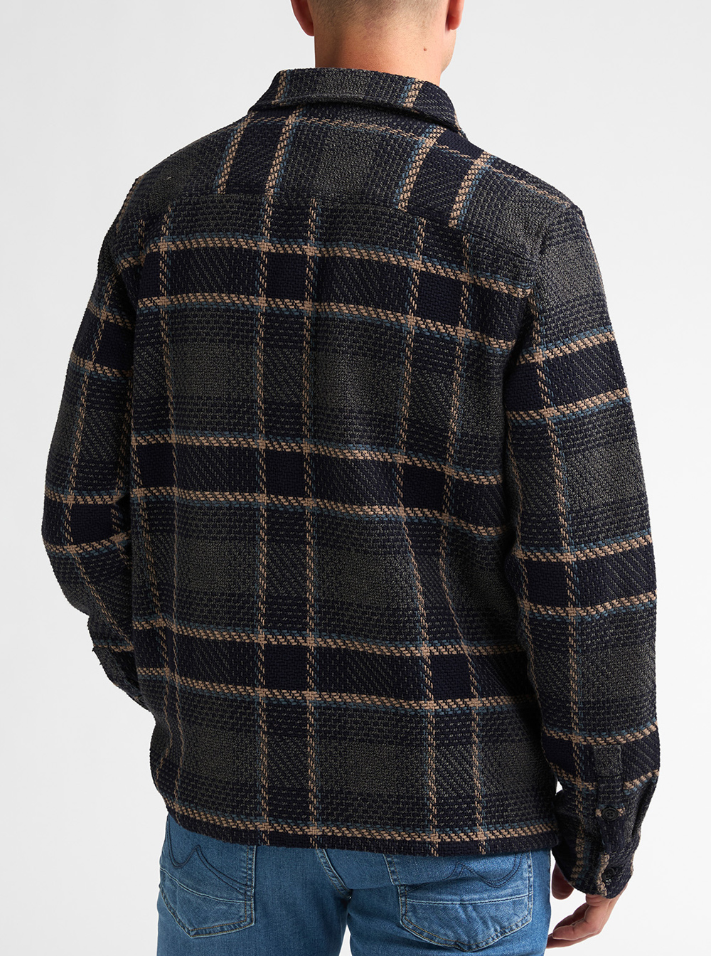 Petrol Industries Overshirt Geruit - M-3060-SIL405 - Afbeelding 2