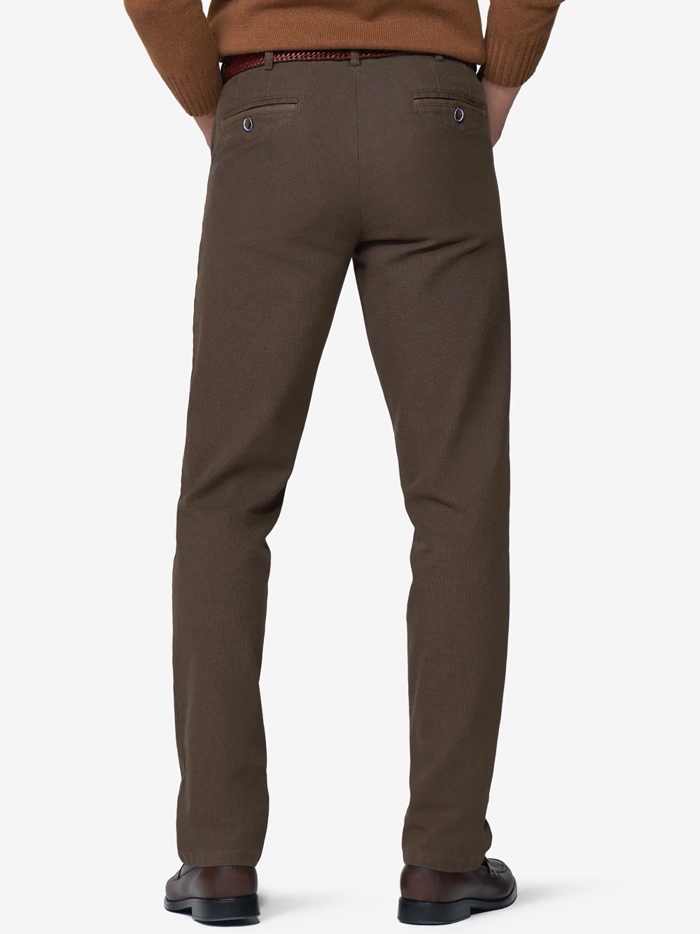 Meyer Micro Structuur Chino Broek - Chicago-5628 - Afbeelding 2