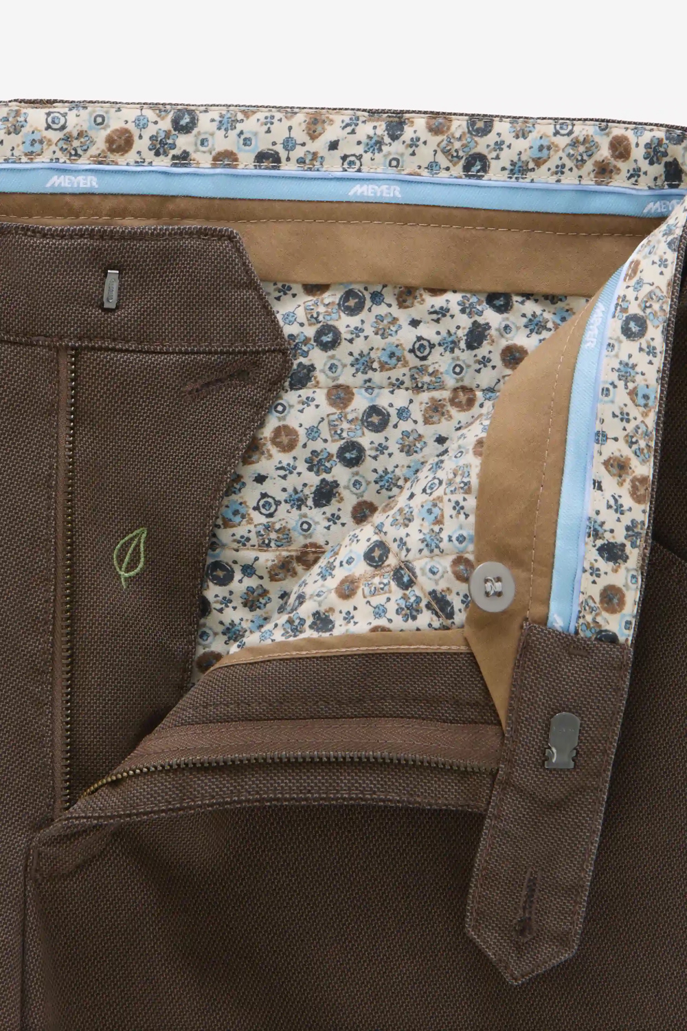 Meyer Micro Structuur Chino Broek - Chicago-5628 - Afbeelding 4