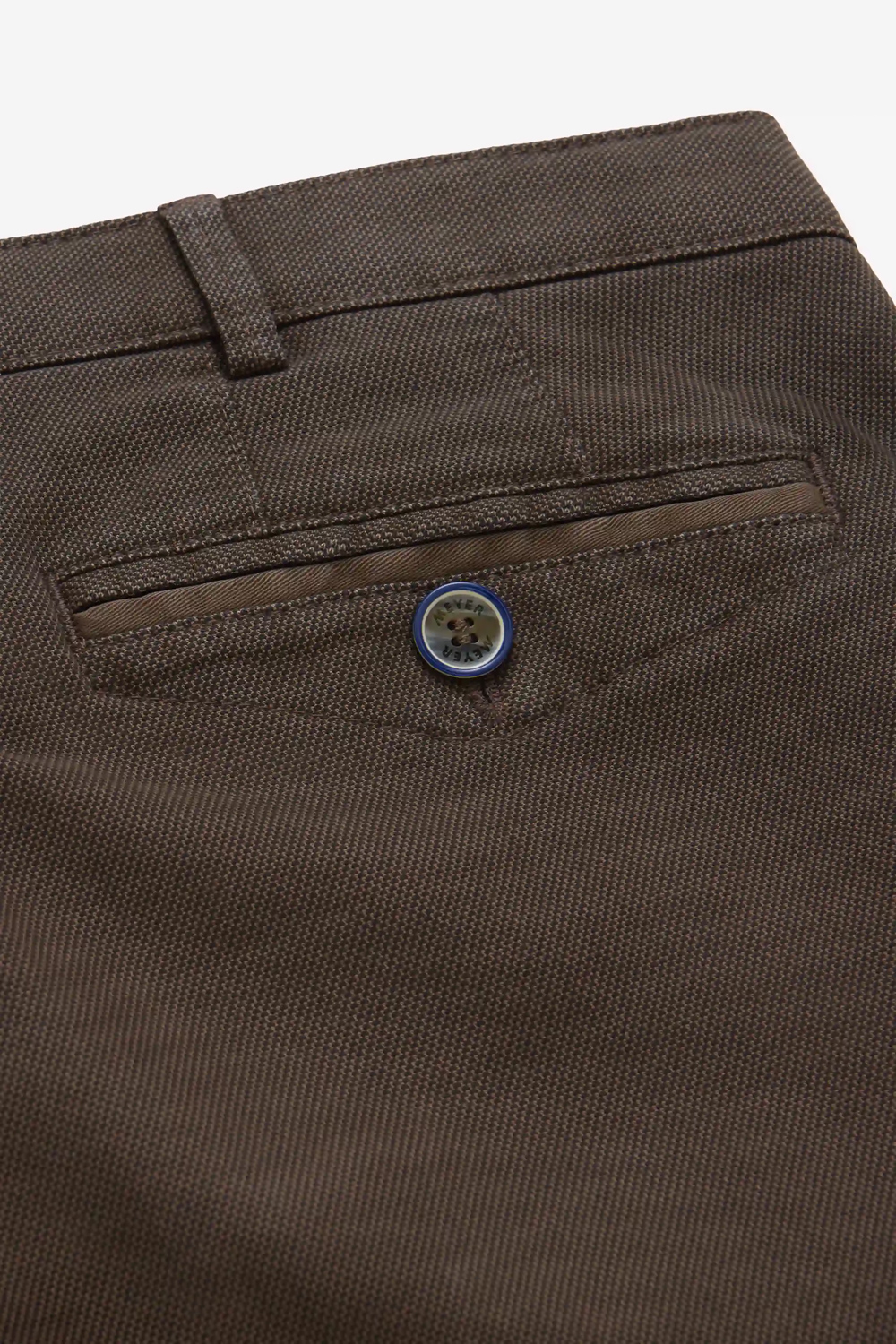 Meyer Micro Structuur Chino Broek - Chicago-5628 - Afbeelding 5