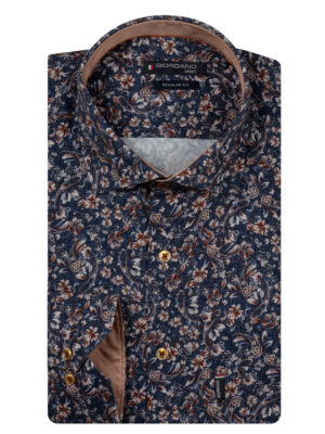 Giordano Blauw Overhemd Lange mouw - 627033