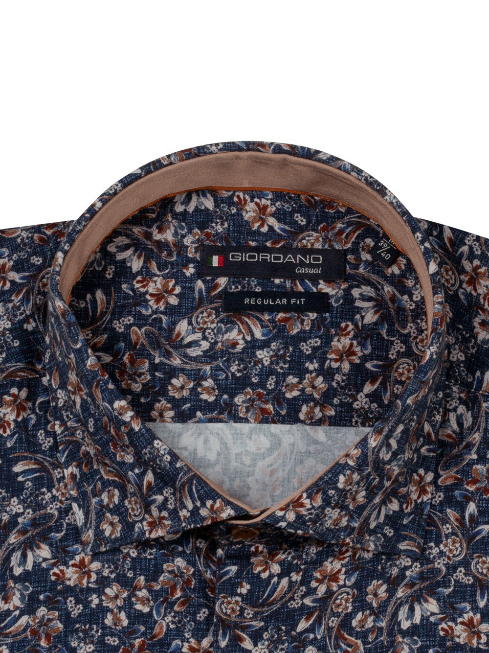 Giordano Blauw Overhemd Lange mouw - 627033 - Afbeelding 2