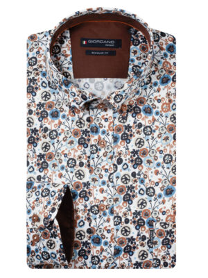 Giordano Casual Lange mouw Overhemd met Print - 627022