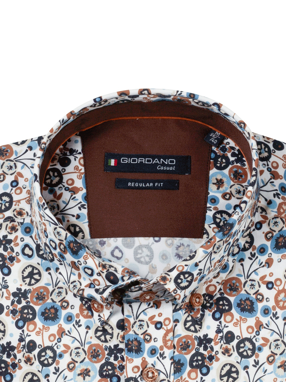 Giordano Casual Lange mouw Overhemd met Print - 627022 - Afbeelding 2