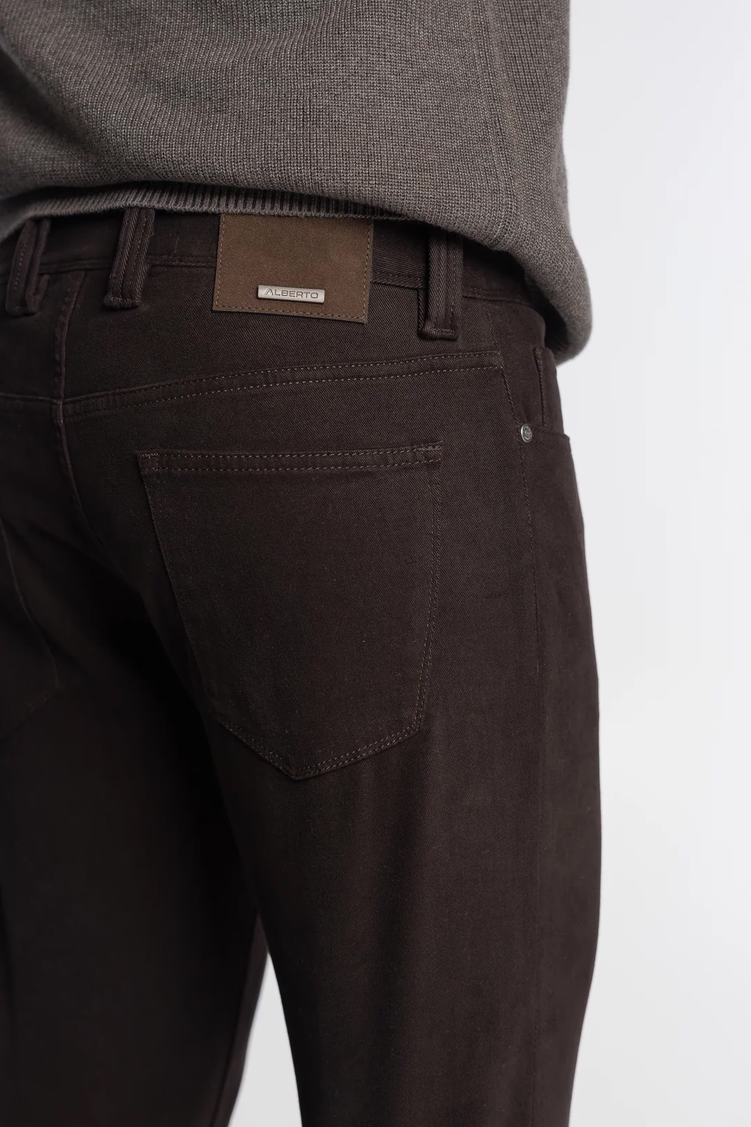 Alberto Winterse 5-Pocket Broek - 4207-1607 Pipe - Afbeelding 3