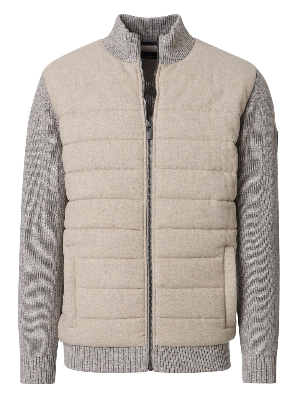 Casa Moda Licht Beige Heren Vest - 126250030 - Afbeelding 1