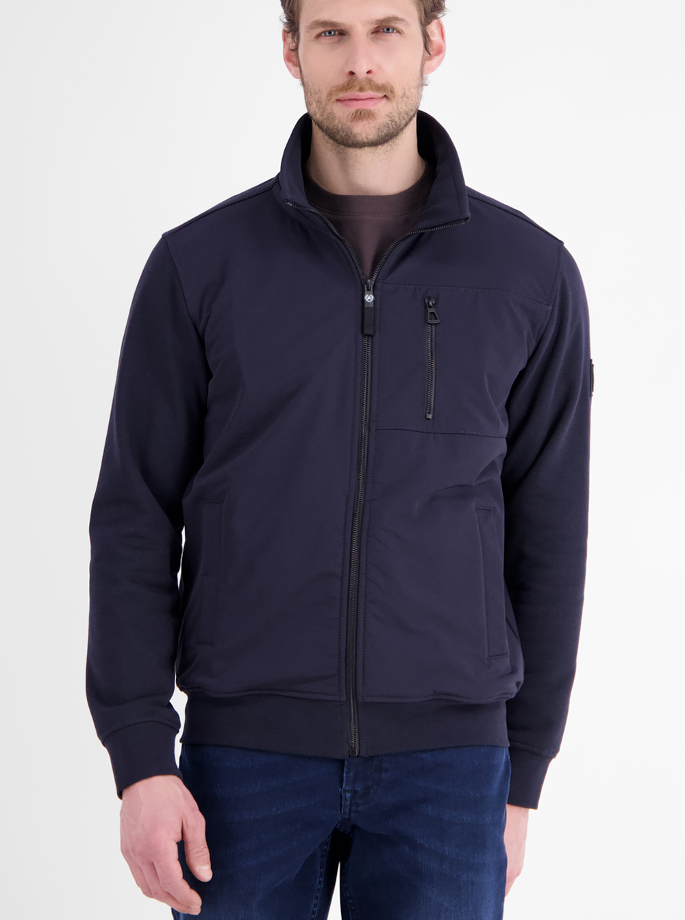 LERROS Sweatvest Donkerblauw - 2684531 - Afbeelding 1
