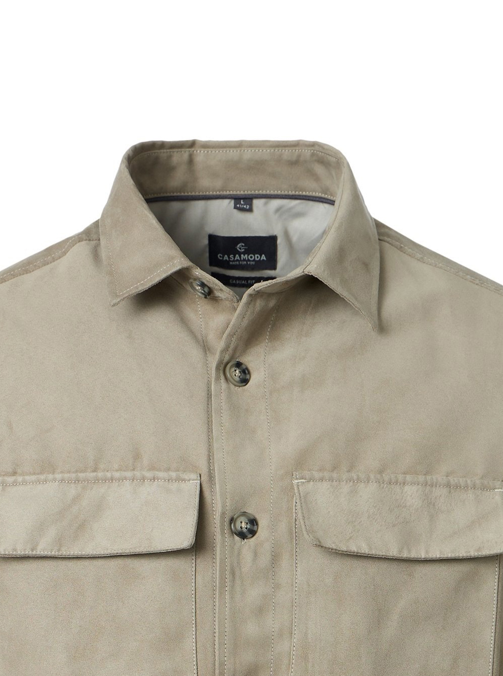 Casa Moda Suedine Overshirt - 126410280 - Afbeelding 2