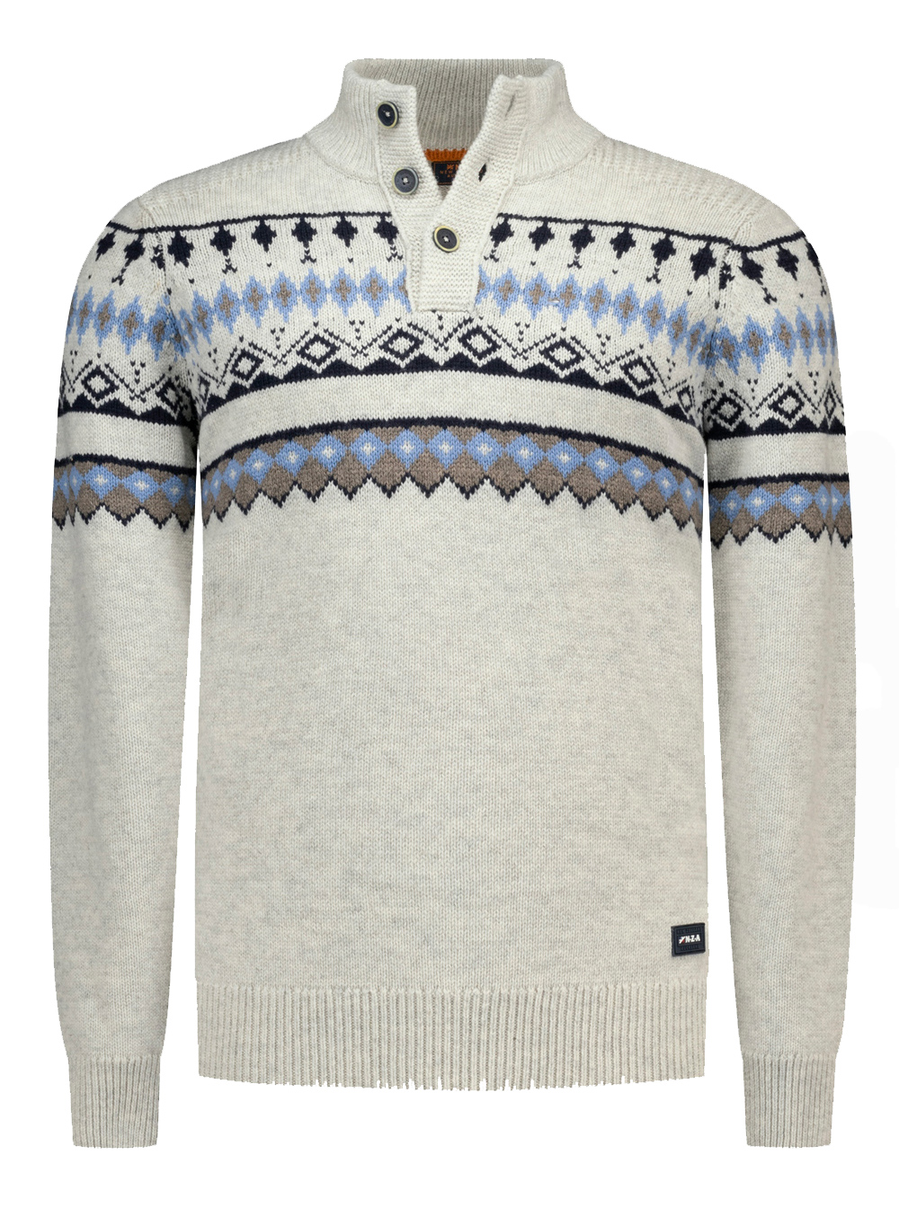 New Zealand Auckland Trui met Staande Kraag - 26KN487 - Afbeelding 1