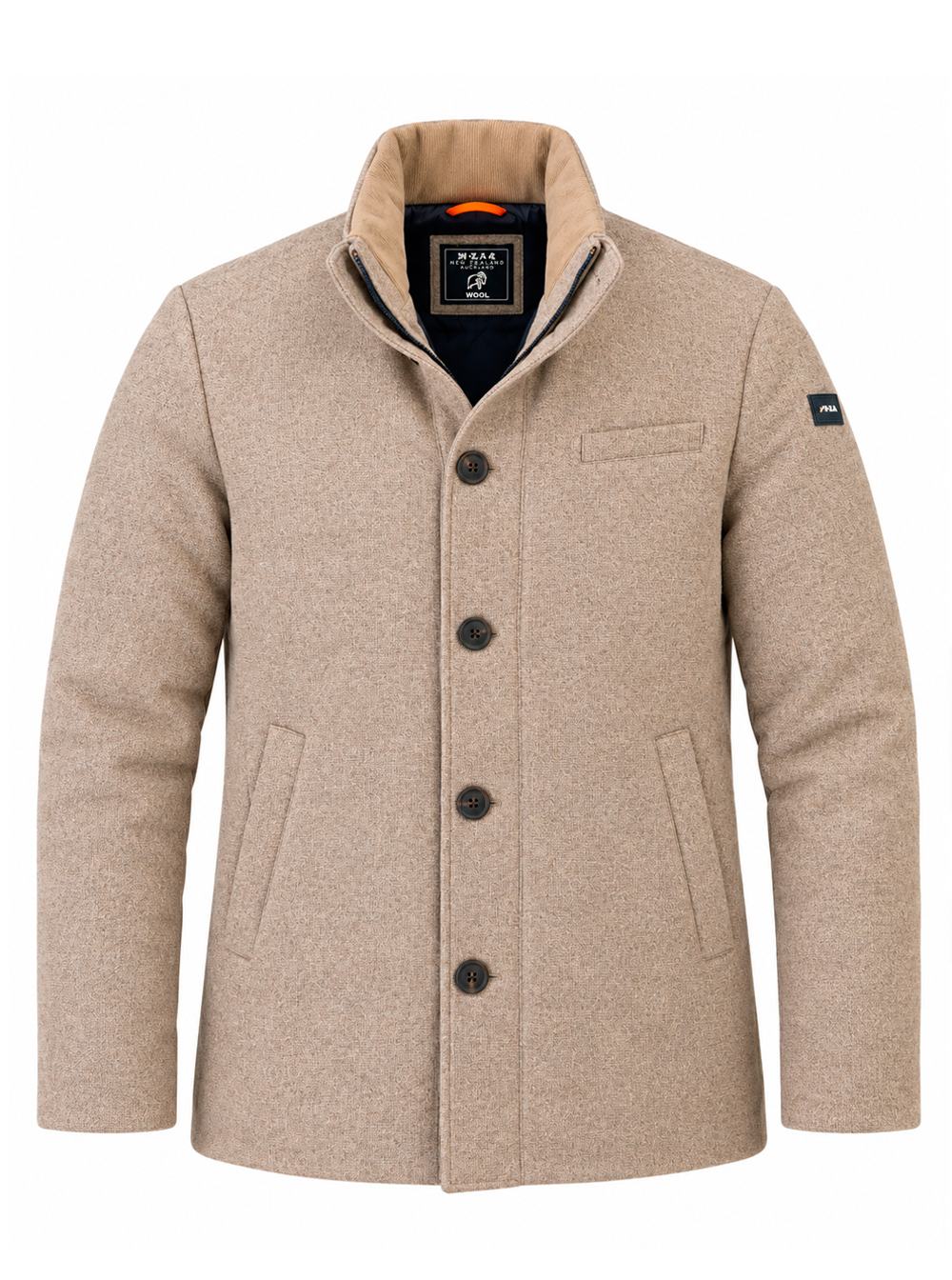 NZA New Zealand Auckland Wollen Coat - 26KN804 - Afbeelding 1